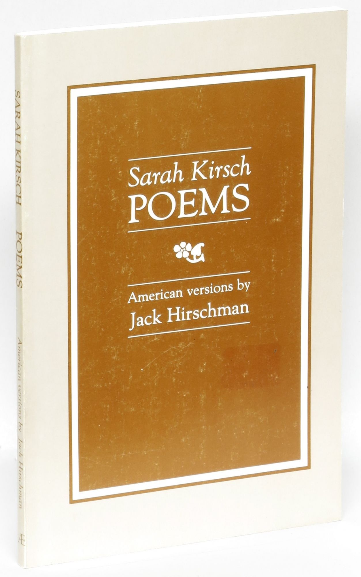 Poems Sarah Kirsch, Jack Hirschman First Edition